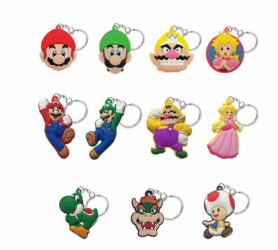 Llavero goma  Super Mario Bros